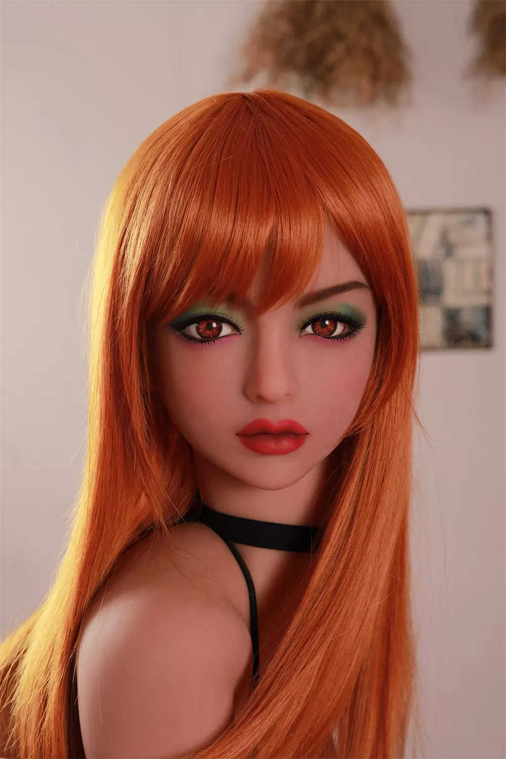 Asian Series Style Silicone Sex Doll Men's Sexual Masturbation Device Height 158 Large Chest Nipple Pink Tender Vaginal Organs Yellow Skin Purple Hair Sexual Beauty Doll 15
