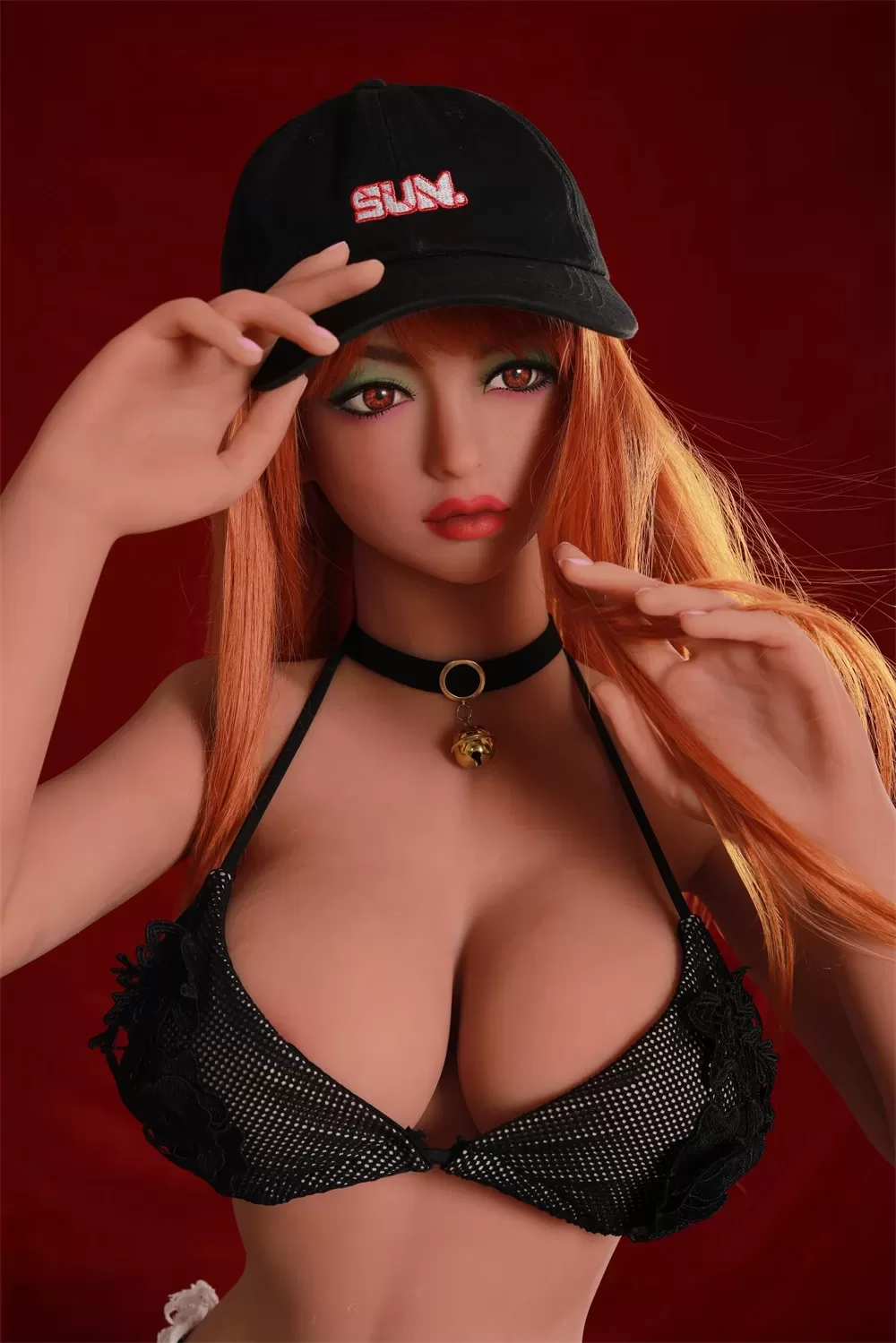 Asian Series Style Silicone Sex Doll Men's Sexual Masturbation Device Height 158 Large Chest Nipple Pink Tender Vaginal Organs Yellow Skin Purple Hair Sexual Beauty Doll 3