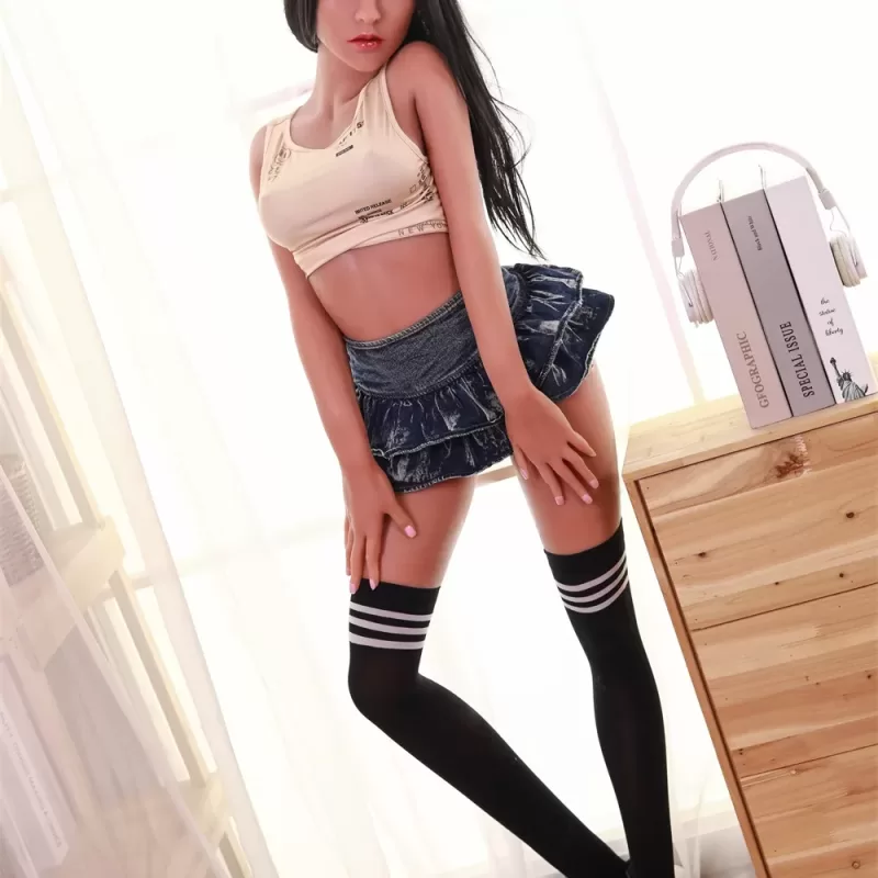 European and American series silicone sex dolls, men's masturbator, height 155, small chest, imperial sister, female doll