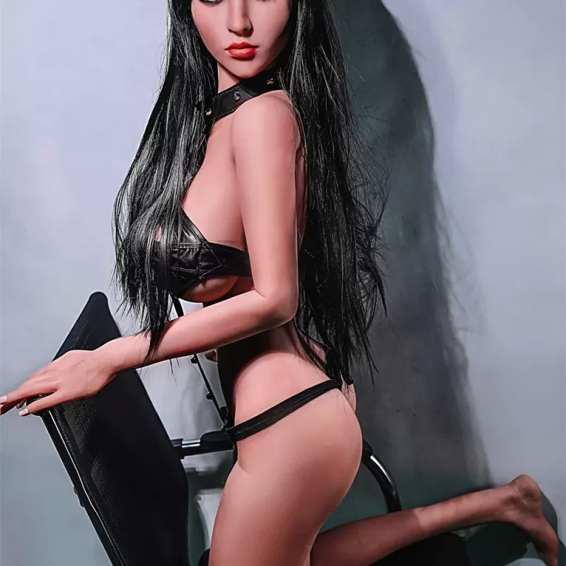 European and American style silicone sex dolls for men, height 158, large breasts, pink and tender nipples, genital organs, black hair, soft and real skin, sex dolls for beautiful women