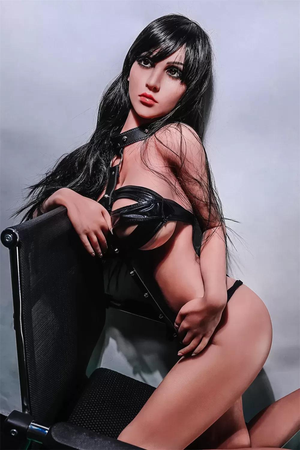 European And American Style Silicone Sex Dolls For Men, Height 158, Large Breasts, Pink And Tender Nipples, Genital Organs, Black Hair, Soft And Real Skin, Sex Dolls For Beautiful Women 5