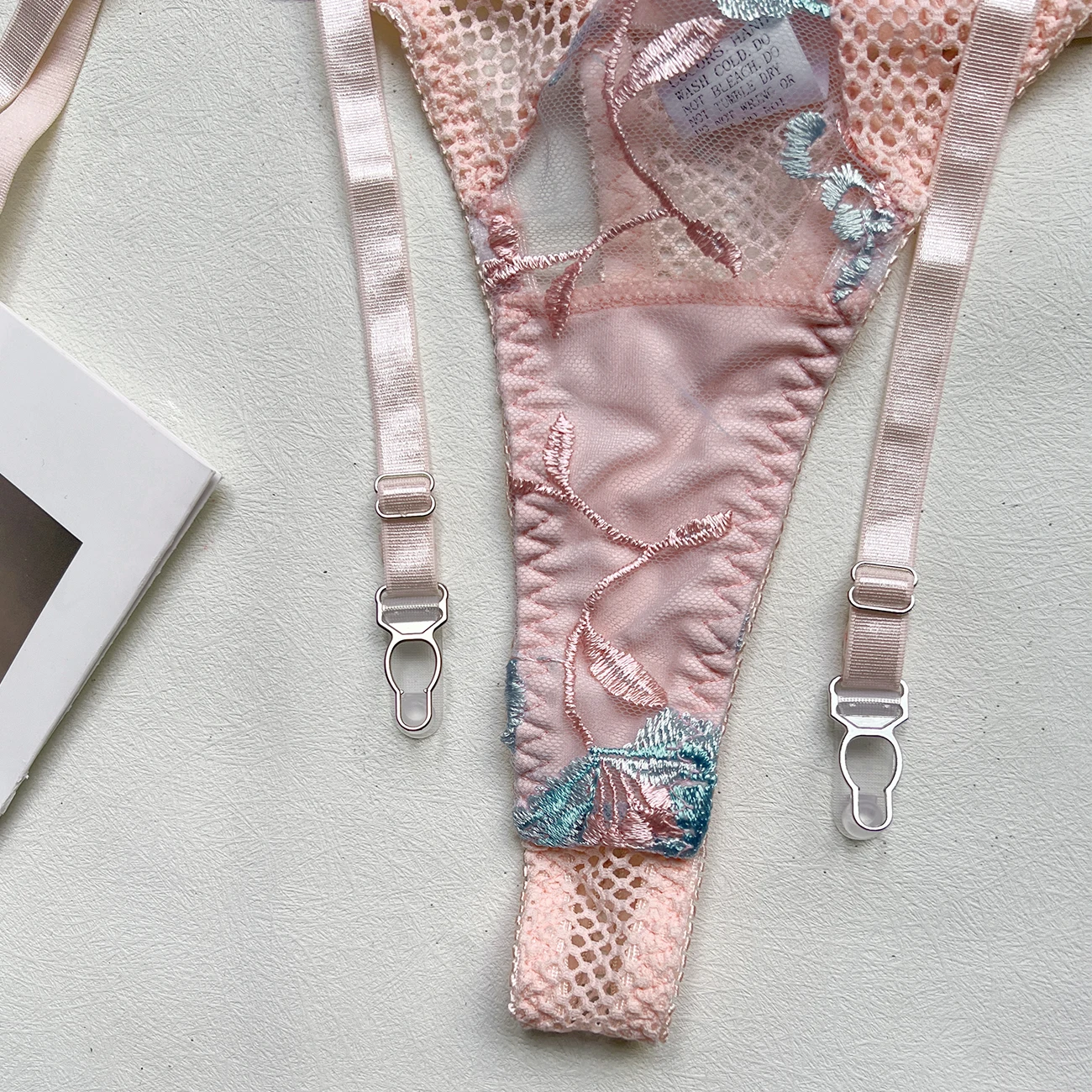 Ellolace Erotic Lingerie Sexy Bandage Transparent Bra Underwear For Sex Ruffle Garters Fantasy Thongs 3-Piece Fancy Intimate