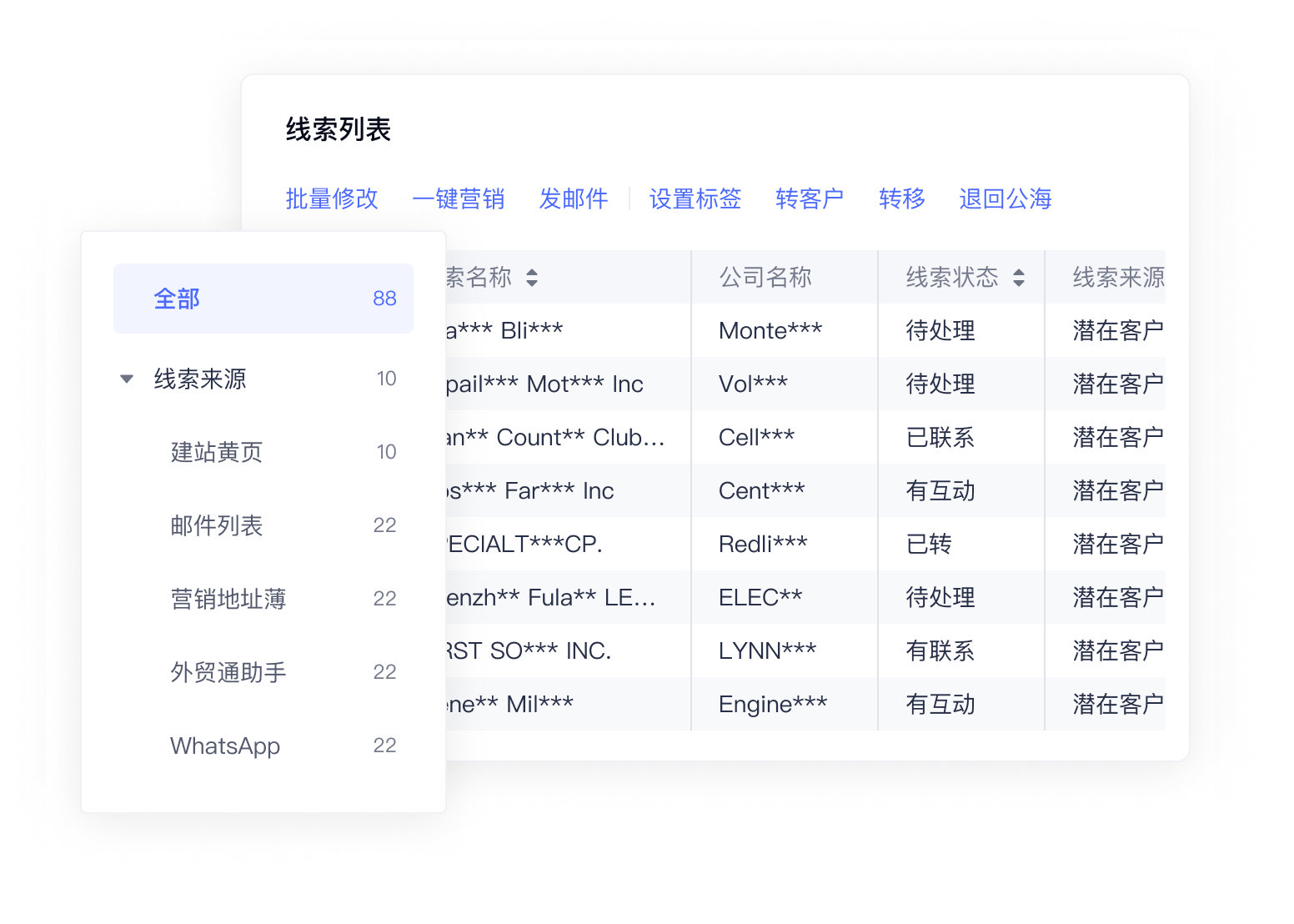网易外贸通客户管理